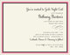 Leopard Shoe Die-cut Invitations Image 2 of 2